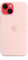 Apple Silicone Case iPhone 14 with MagSafe Chalk Pink