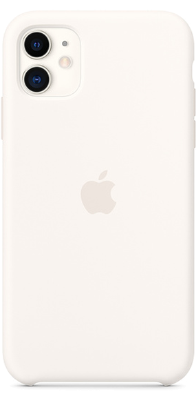 Apple Silicone Case iPhone 11 White