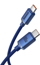 Baseus Crystal Shine Series PD Cable Type-C to Type-C 100W 2m Blue