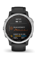 Garmin Fenix 6S Solar Silver with Black Band