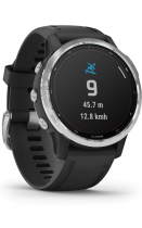 Garmin Fenix 6S Solar Silver with Black Band