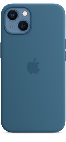 Apple Silicone Case iPhone 13 with MagSafe Blue Jay