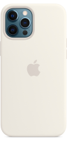 Apple Silicone Case iPhone 12 Pro Max with MagSafe White
