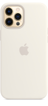 Apple Silicone Case iPhone 12 Pro Max with MagSafe White