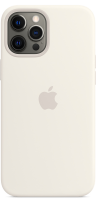 Apple Silicone Case iPhone 12 Pro Max with MagSafe White