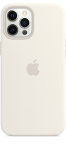 Apple Silicone Case iPhone 12 Pro Max with MagSafe White