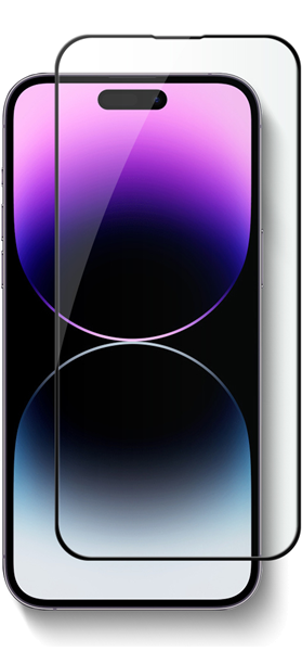 Vivid Full Face Tempered Glass Apple iPhone 14 Pro Black