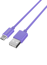 Riversong Cable USB to Micro USB 3A Lotus 08 1.2m Purple