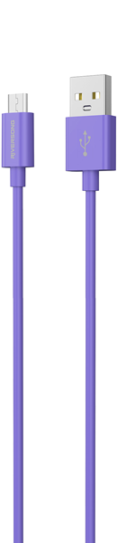 Riversong Cable USB to Micro USB 3A Lotus 08 1.2m Purple