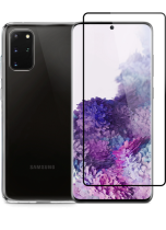 Vivid Set TPU + 3D Curved Tempered Glass Samsung Galaxy S20+ Black