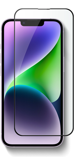 Vivid Full Face Tempered Glass Apple iPhone 13/13 Pro/14 Black
