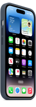 Apple Silicone Case iPhone 14 Pro with MagSafe Storm Blue