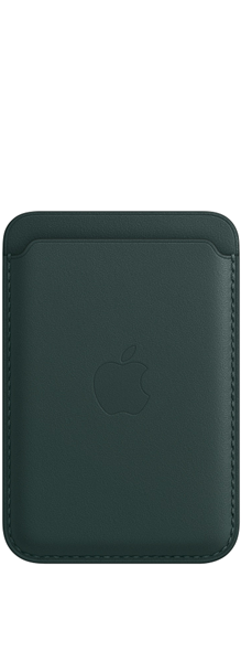 Apple Leather Wallet iPhone with MagSafe Forest Green