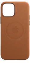 Apple Leather Case iPhone 12 Pro Max with MagSafe Saddle Brown