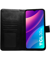 Vivid Case Wallet Book TCL 30SE/306 Black