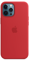 Apple Silicone Case iPhone 12 Pro Max with MagSafe Red