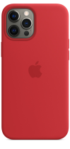 Apple Silicone Case iPhone 12 Pro Max with MagSafe Red