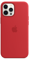 Apple Silicone Case iPhone 12 Pro Max with MagSafe Red