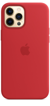 Apple Silicone Case iPhone 12 Pro Max with MagSafe Red