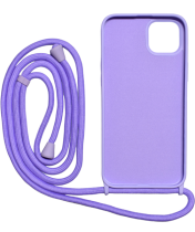 Vivid Silicone Cover Lace Apple iPhone 14 Plus Lilac