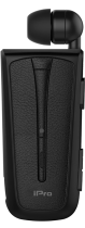 iPro Bluetooth Headset RH219s Retractable Vibration Black