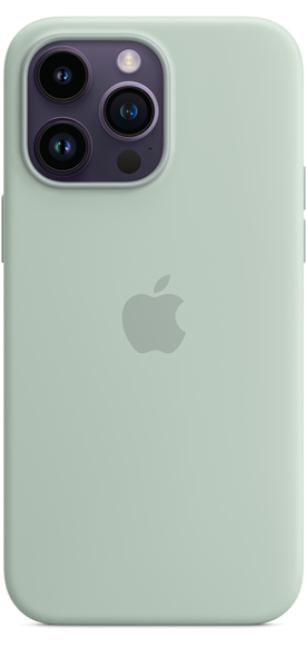 Apple Silicone Case iPhone 14 Pro Max with MagSafe Succulent