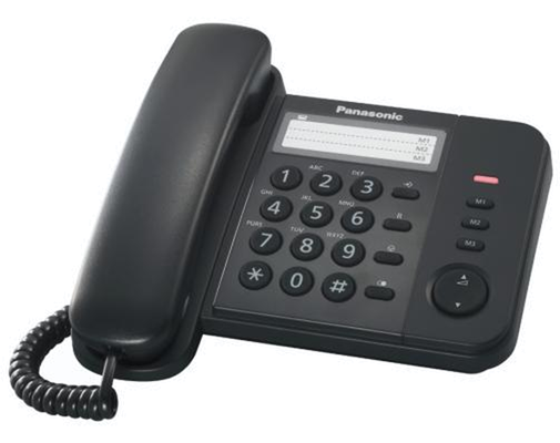 Panasonic Corded Phone KX-TS520 Black