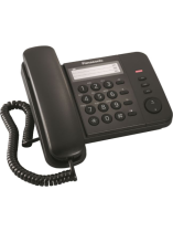 Panasonic Corded Phone KX-TS520 Black