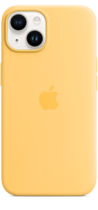 Apple Silicone Case iPhone 14 with MagSafe Sunglow