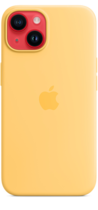 Apple Silicone Case iPhone 14 with MagSafe Sunglow