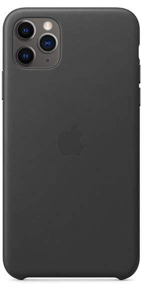 Apple Leather Case iPhone 11 Pro Max Black