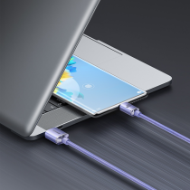 Baseus Crystal Shine Series Cable USB to Type-C 100W 1.2m Lilac