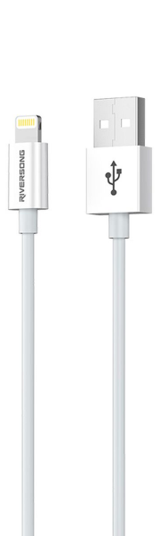 Riversong Cable USB to Lightning 3A Lotus 08 1.2m White