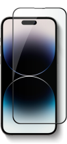 Vivid Full Face Tempered Glass Apple iPhone 14 Pro Max Black