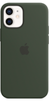 Apple Silicone Case iPhone 12 mini with MagSafe Cypress Green