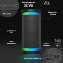 Sony Bluetooth Speaker SRS-XP700 Black