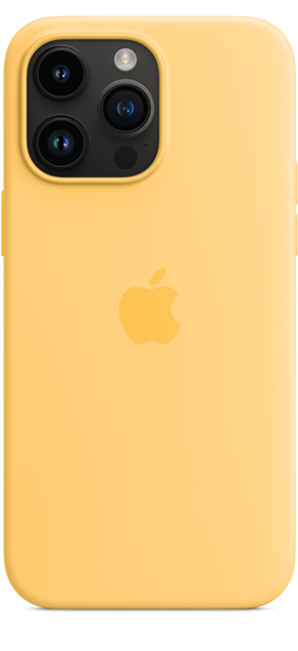 Apple Silicone Case iPhone 14 Pro Max with MagSafe Sunglow