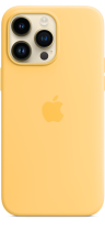 Apple Silicone Case iPhone 14 Pro Max with MagSafe Sunglow