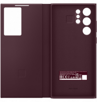 Samsung Smart Clear View Cover Galaxy S22 Ultra Burgundy