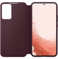 Samsung Smart Clear View Cover Galaxy S22+ Burgundy