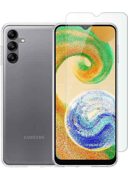 Vivid Set TPU Case + Tempered Glass Samsung Galaxy A04s