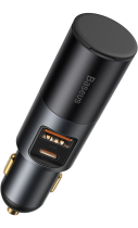 Baseus Car Charger Cigarette Lighter Expansion USB/Type-C PD+QC 120W Gray