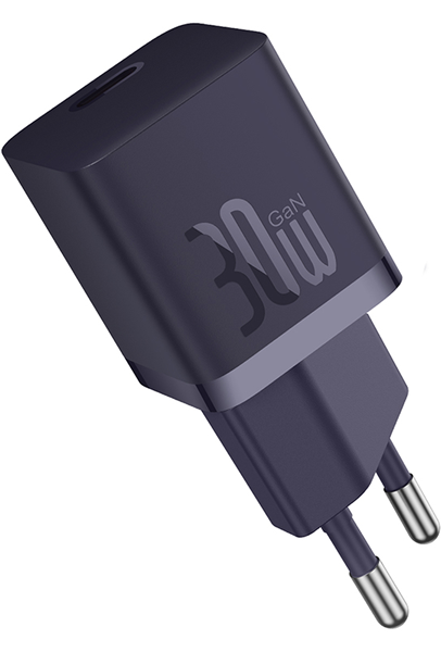 Baseus GaN5 Fast Charger 1C 30W EU Purple
