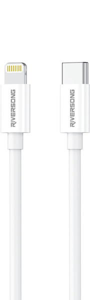 Riversong Cable Lightning to Type-C 3A 20W Lotus 08 1m White