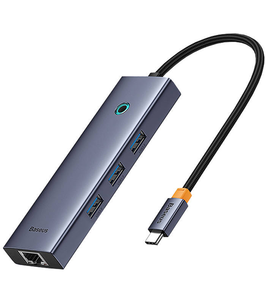Baseus Multifunctional HUB Docking Station UltraJoy Series 4 in 1 Type-C to HDMI+USB 3.0+RJ45 Space