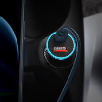 Baseus Car Charger 1xUSB/1xType-C 40W PD 3.0 Blue
