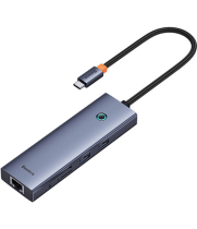 Baseus Multifunctional HUB Docking Station UltraJoy Series 7 in 1 Type-C to HDMI4K@60Hz+USB3.0+PD+RJ