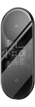 Baseus Wireless Charger 2-in-1 Digital 20W Black + USB to Type-C Cable 1m
