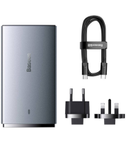 Baseus Travel Charger GaN5 Pro Type-C/USB 65W + Cable Type-C Black