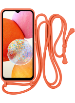 Vivid Silicone Lace Cover Samsung Galaxy A14 4G/5G Orange